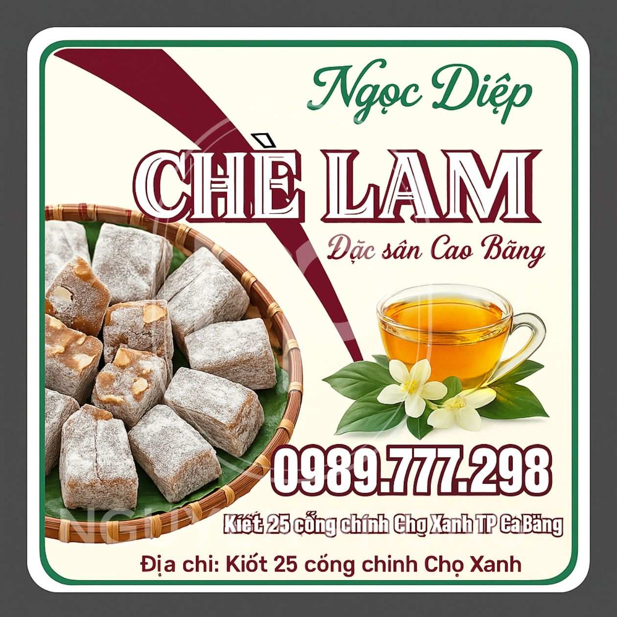in hộp giấy dựng chè lam